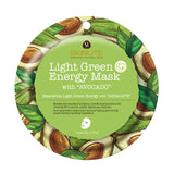 Light Green Energy Mask moisturizing and lifting sheet mask with avocado extract 20g
