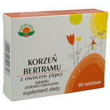 Bertram root with quince fruit herbal-fruit tablets dietary supplement 90 tablets