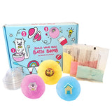 Build Your Own Bath Bomb set of gloves 1 pair + pipette + baking soda 3pcs + citric acid 3pcs + molds 6pcs + decorations 6pcs