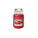 Scented candle, large jar, Rhubarb Crumble 623g