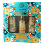 Oblepikha Hair Care Set Sea Buckthorn Hair Shampoo 400ml + Sea Buckthorn Hair Conditioner 400ml + Sea Buckthorn Hair Spray 125ml