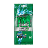 Extra3 Sensitive disposable razors for men 8pcs