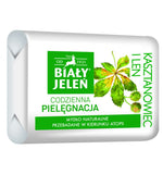Hypoallergenic natural soap with horse chestnut and linen 100g