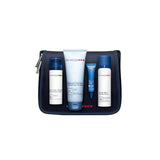 Clarins Men Set Super Moisture Balm After Shave Balm 50ml + Exfoliating Cleanser 2in1 Face Scrub 125ml + Anti-Fatigue Eye Serum Eye Serum 10ml + Smooth Shave Shaving Foam 50ml