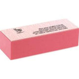 2-Way Nail Block Double-sided Nail Polishing Block Pink 1pc