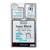 3 Step Aqua Black Mask 3-step anti-wrinkle mask with chamomile and witch hazel 28ml
