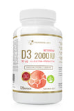 Vitamin D3 50?g 2000IU dietary supplement 120 capsules