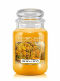 Large scented candle with two wicks Golden Autumn 652g