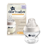 Closer To Nature feeding bottle with a silicone nipple, free flow 0m + 150ml