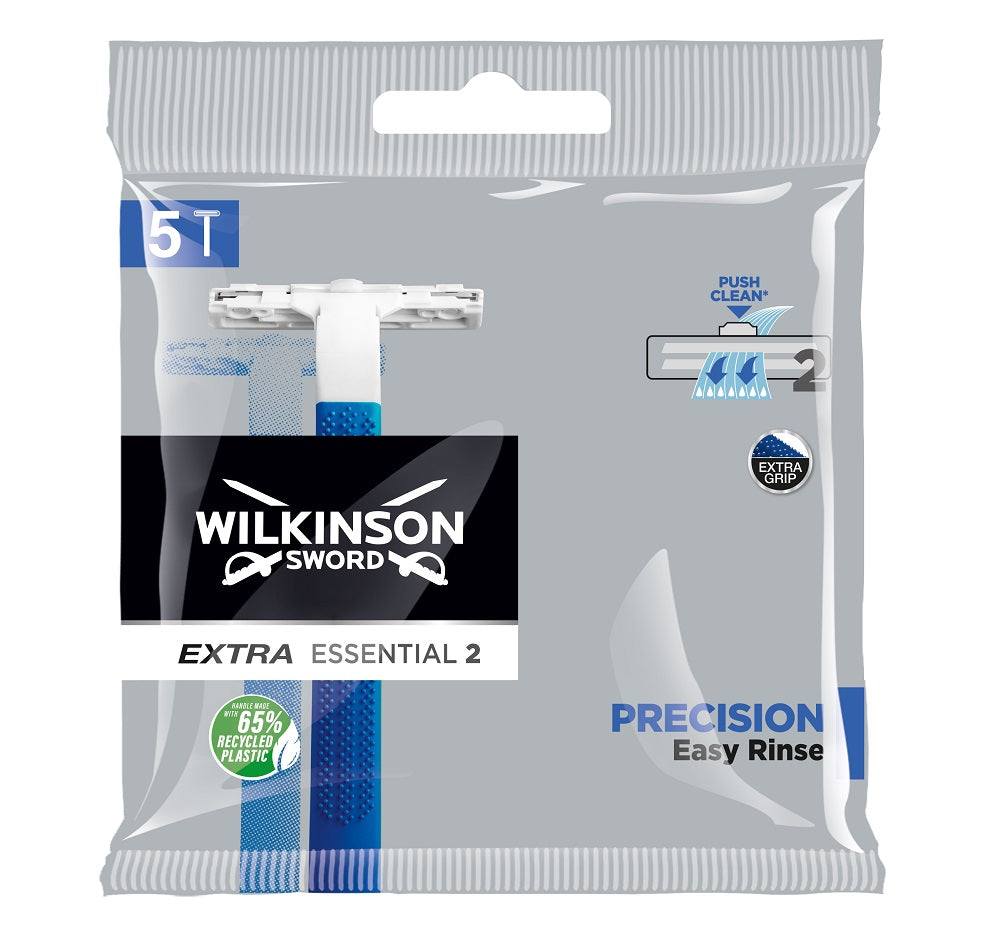 Extra Razors Extra2 Precision disposable razors for men 5pcs – Cosmetics beauty shop
