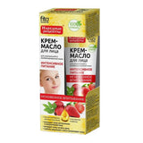 Face cream-oil, intensive nourishment, normal and combination skin, Wild Rose and Strawberry 45 ml