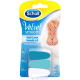 Velvet Smooth replaceable attachments for the electronic nail care system