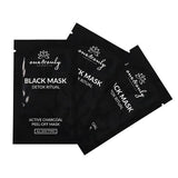 For Face Black Mask Detox Ritual deep cleansing peel-off mask with active carbon 10x8ml