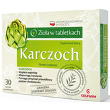 Herbs in tablets Artichoke dietary supplement 30 tablets