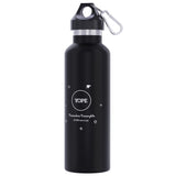 Black matt thermal bottle