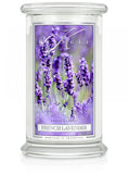 Large scented candle with two wicks French Lavender 623g