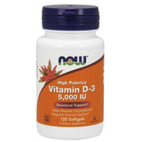 Vitamin D3 5000IU dietary supplement 120 capsules