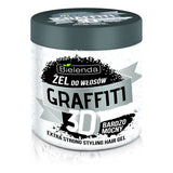 Graffiti 3D very strong hair gel with hyaluronic acid and silk proteins 250g