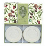 Sculpted Soap Olive Flowers 2x115g body soap set