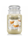 Large, scented candle with two wicks Vanilla Cupcake 652g