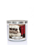 Tumbler scented candle with three wicks Warm and Fuzzy 411g