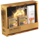 Age Perfect Cell Rebirth day cream 50ml + Age Perfect Cell Rebirth night cream 50ml + Ideal Glow illuminating cleansing milk 200ml