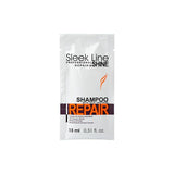 Sleek Line Repair Shampoo shampoo with silk for damaged hair 15ml