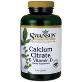 Calcium Citrate + Vitamin D Dietary Supplement 250 tablets