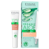 Organic Aloe + Collagen liquid eye patches reducing dark circles and puffiness 4in1 20ml