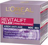 Revitalift Filler [HA] face cream with hyaluronic acid for the night 50ml