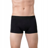 Boxer underwear reusable for light urinary incontinence for men Black L 60ml