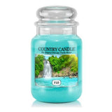 Large, scented candle with two wicks Fiji 652g