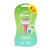 Xtreme3 Sensitive Comfort Disposable Women's Razors 4pcs