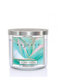 Tumbler scented candle with three wicks Agave Pastel 411g