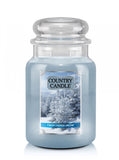 Large, scented candle with two wicks Fresh Aspen Snow 680g