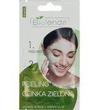 Professional Formula coarse-grained peeling + green clay mask 2x5g