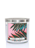 Tumbler scented candle with three wicks Gingerlily & Palm 411g