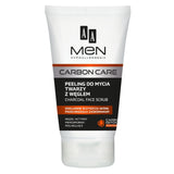 Men Carbon Care face scrub with charcoal 150ml