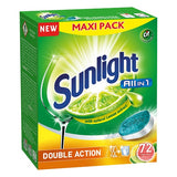 All In 1 Double Action Citrus Fresh dishwasher tablets 72 pcs