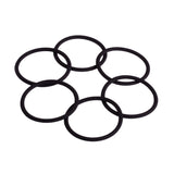 Hair bands Black 5820 12 pcs