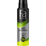 Men Sport Energy Boost 72h antiperspirant spray with a stimulating scent of ginger and lemon 150ml