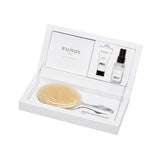 Silver Spa Brush set silver hairbrush + Silk Perfume 50ml + Argan Elixir 20ml