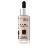 Liquid Control HD Long Lasting Formula 24H face foundation with 005 Ivory 32ml dropper