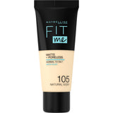 Fit Me Matte & Poreless Foundation 105 Natural Ivory 30ml