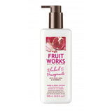 Fruit Works Hand & Body Lotion Rhubarb & Pomegranate 500ml hand and body lotion