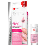 Nail Therapy Professional 6in1 Care & Color concentrated nail conditioner Shimmer Pink 5ml