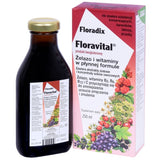 Floradix Floralvital iron and vitamins in a liquid formula, dietary supplement 250ml