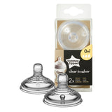 Closer To Nature silicone nipple for a bottle, multi-flow, 2 pcs