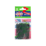 Professional Hair Slides hairdressing buns A065 / 40 Black 40pcs