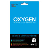 Oxygen cleansing and oxygenating sheet mask